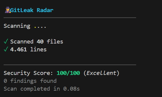 GitLeak Radar proje görseli 3